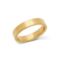 Daniel Wellington Line Ring Brushed Gold 4.5mm | The Jewellery Boutique