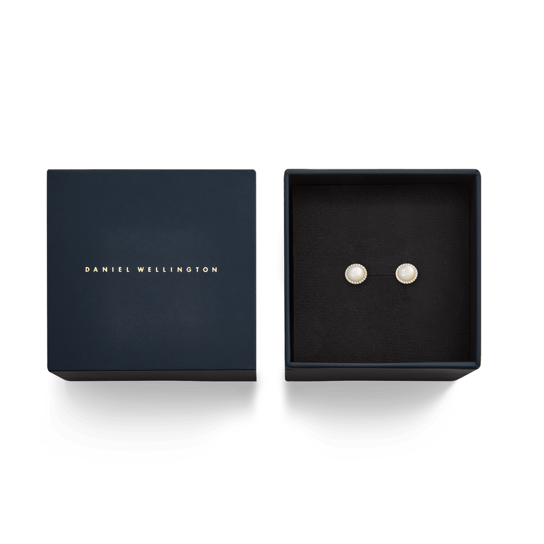 Daniel Wellington Audrey Earrings Mother of Pearl Gold