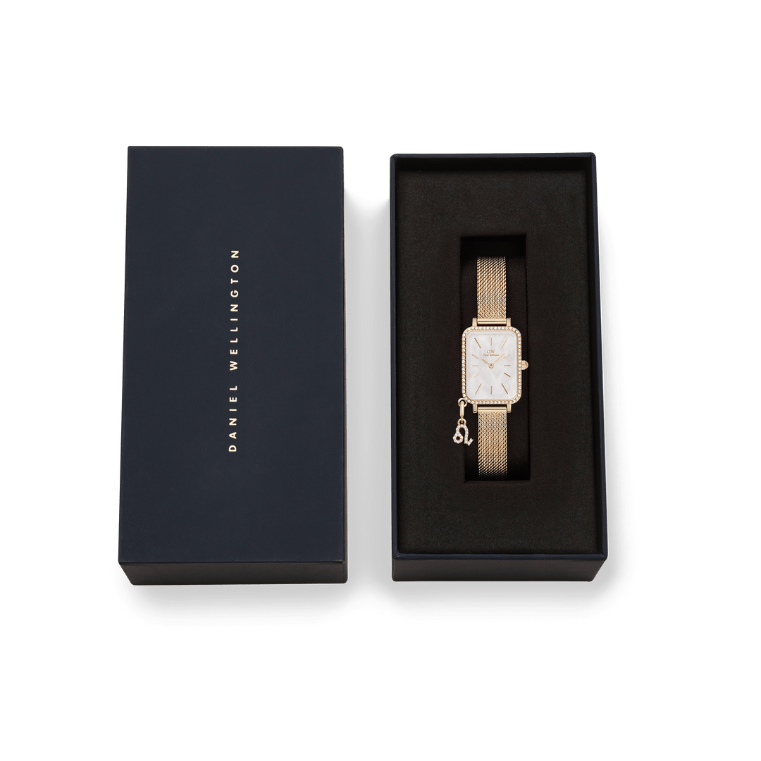 Daniel Wellington Quadro Crystal Zodiac Evergold Watch