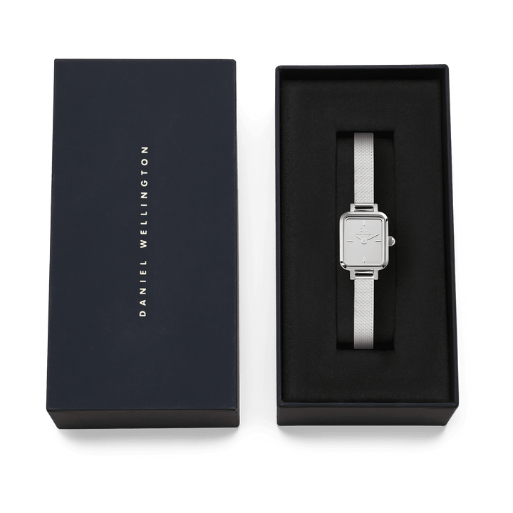 Daniel Wellington Quadro Mini Reflection Silver Watch