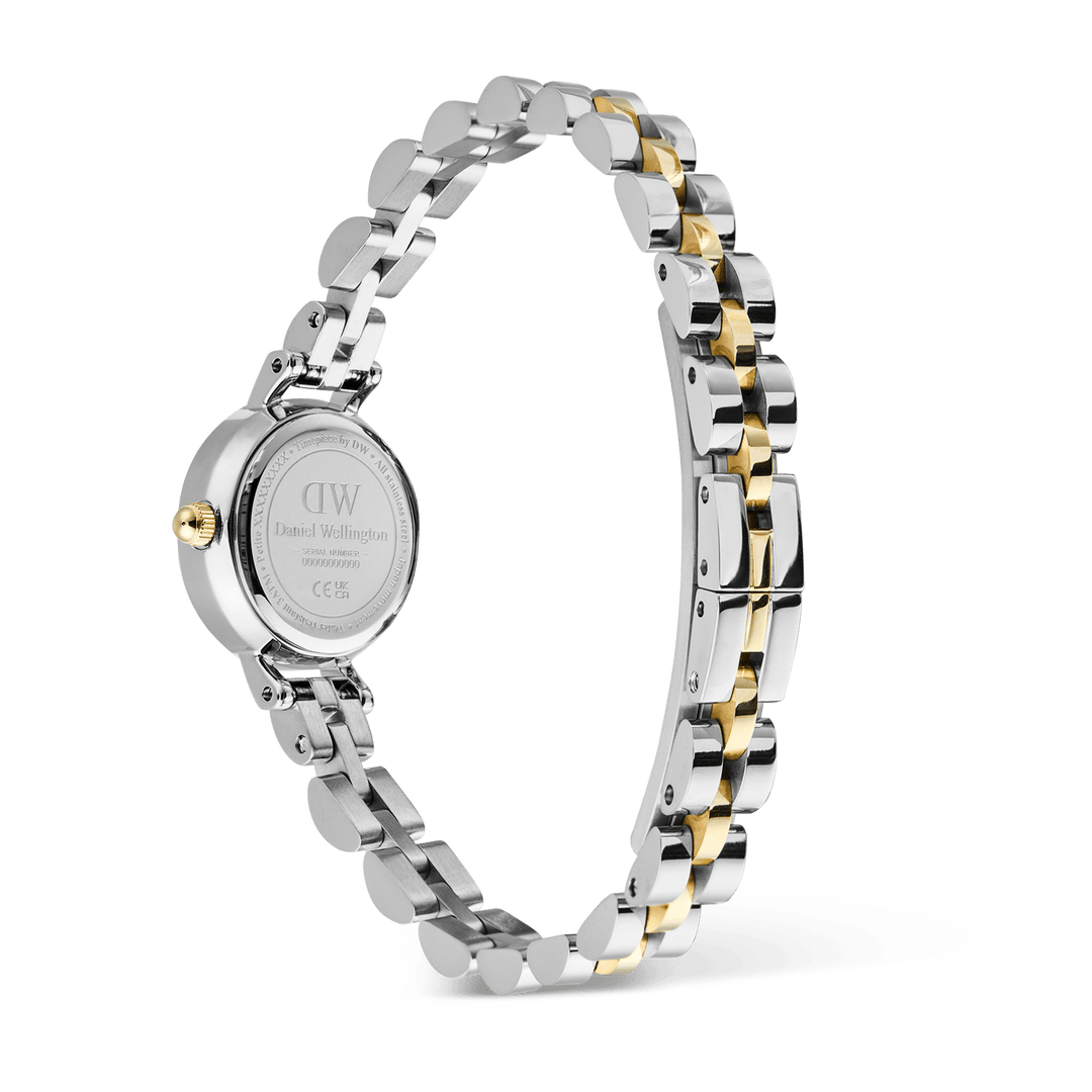 Daniel Wellington Petite Mini Arch 3-Link Two Tone Gold | The Jewellery Boutique