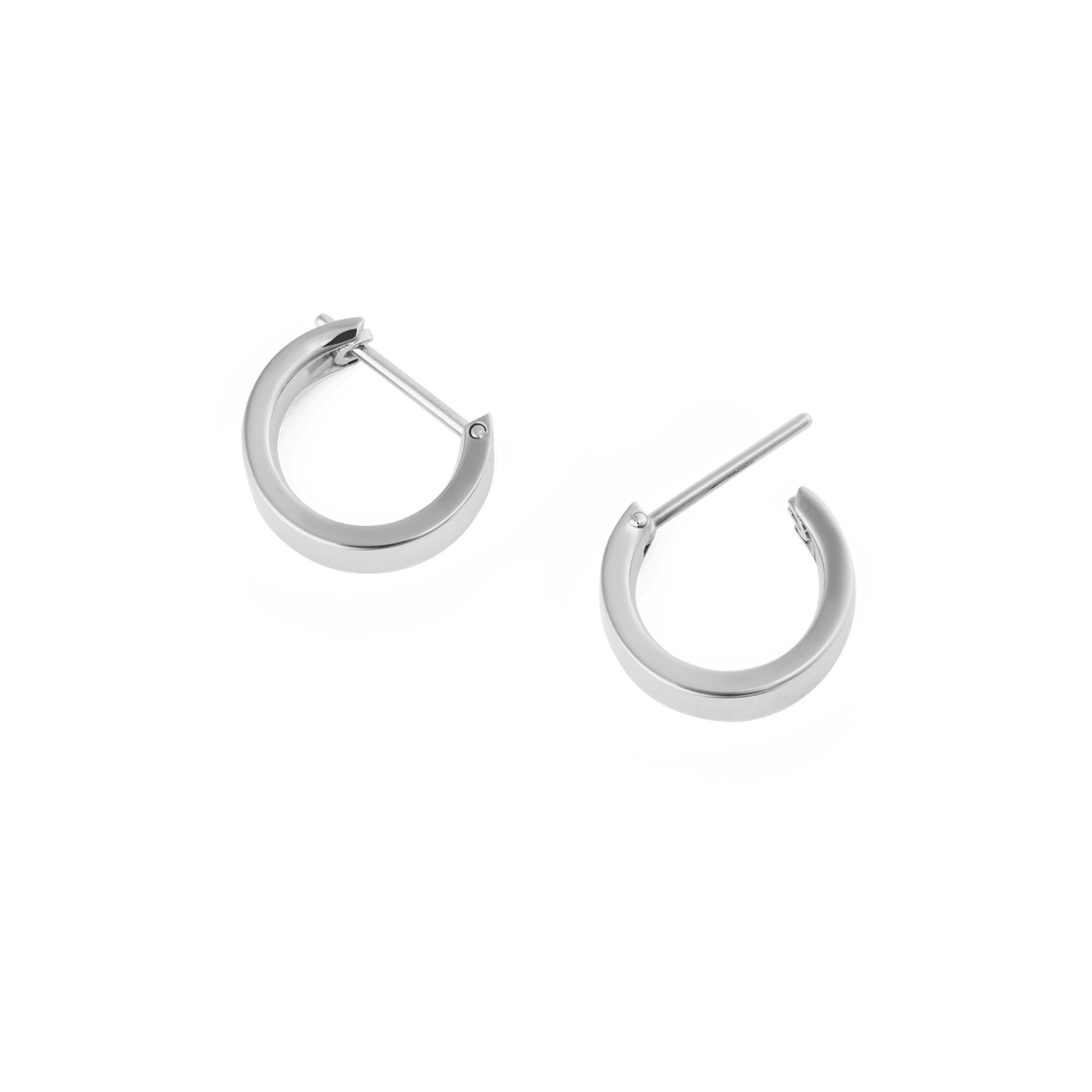 Daniel Wellington Line Earring Polished Silver 3.5mm | The Jewellery Boutique