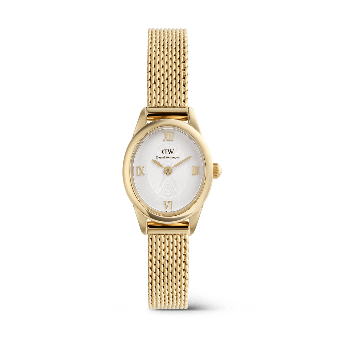 Daniel Wellington Ophelia Mini Mesh White Gold | The Jewellery Boutique