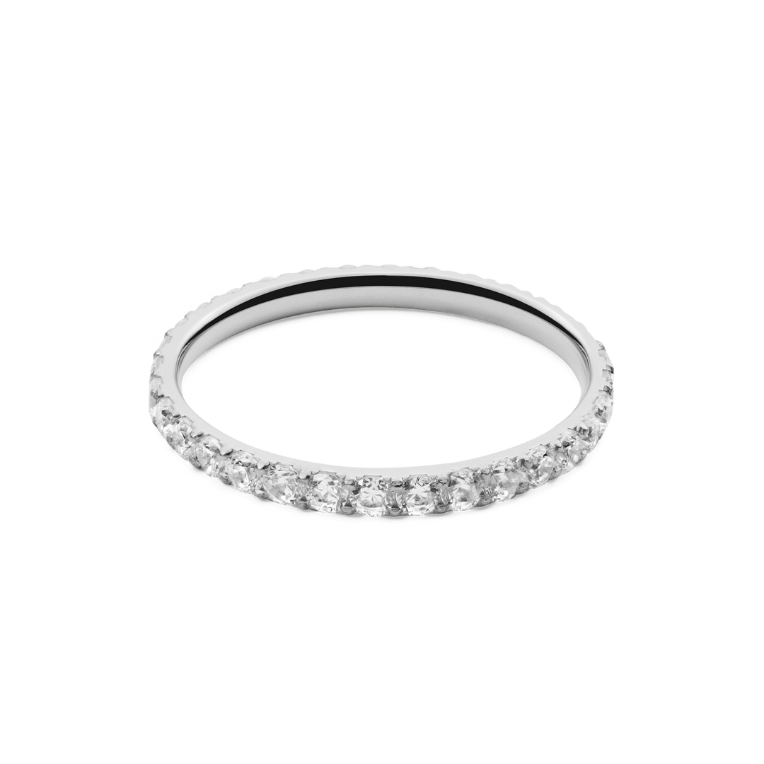 Mirelle Eternity Ring Silver