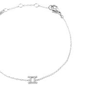 Daniel Wellington Crystal Zodiac Chain Bracelet Silver