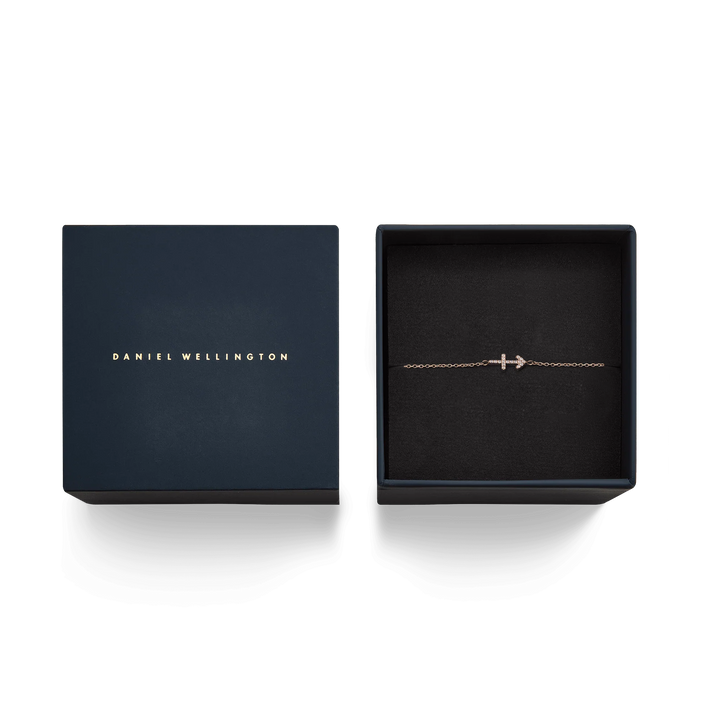 Crystal Zodiac Chain Bracelet Rose Gold