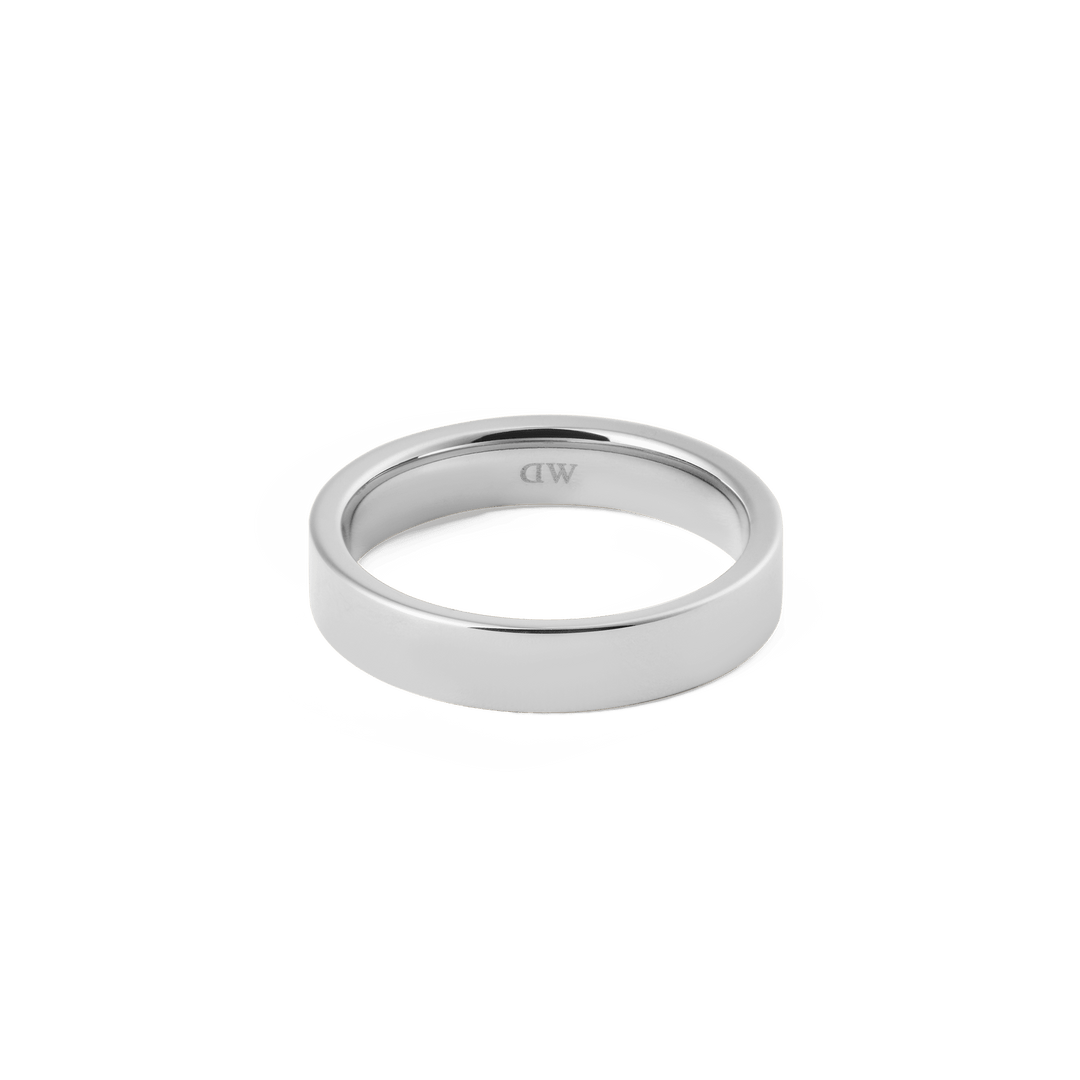Daniel Wellington Line Ring Polished Silver 4.5mm | The Jewellery Boutique