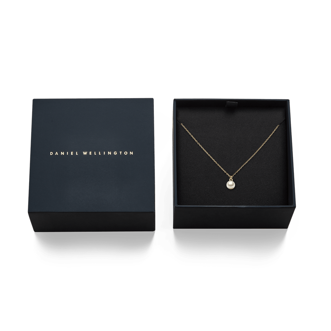 Daniel Wellington Pearl Necklace Gold | The Jewellery Boutique