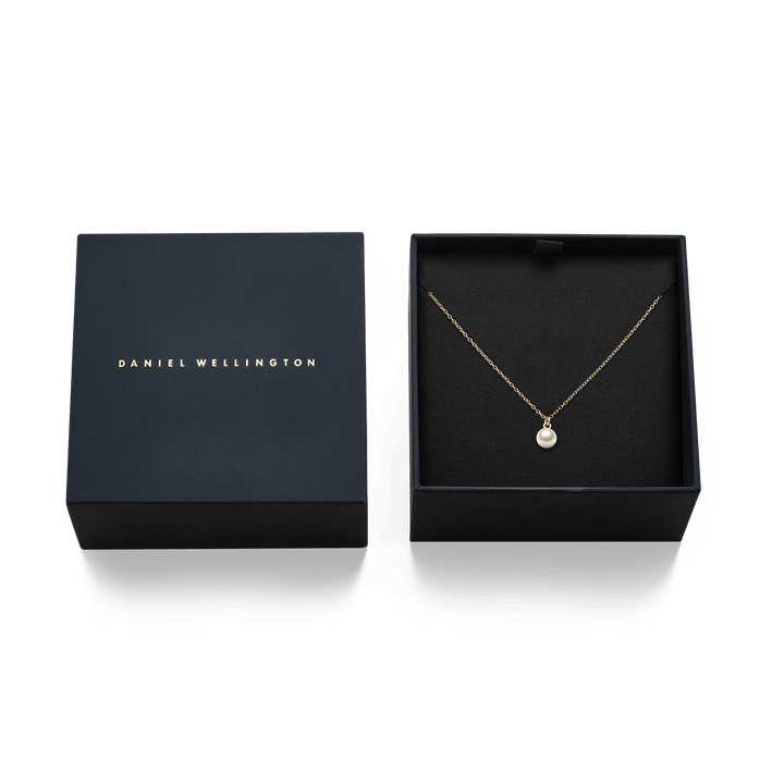 Daniel Wellington Pearl Necklace Gold | The Jewellery Boutique