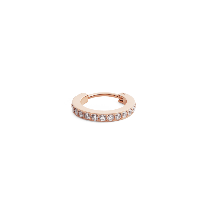 Daniel Wellington Crystal Hoop Earring Rose Gold