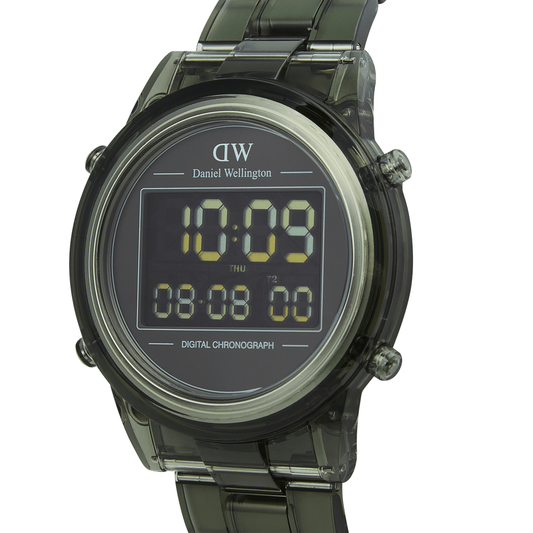 Retro Digital Dark Green Watch
