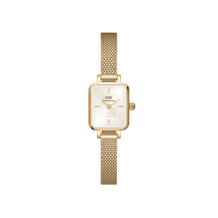 Daniel Wellington Quadro Mini Evergold Champagne Watch