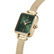 Daniel Wellington Quadro Mini Evergold Emerald Watch