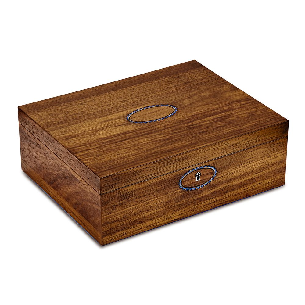 Wolf Ballet Musical Jewellery Box - Swan Lake Walnut Wood