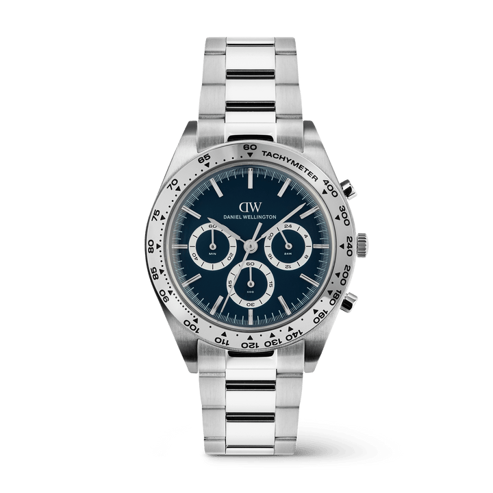 Daniel Wellington Iconic Tachymeter 3-Link Arctic Silver