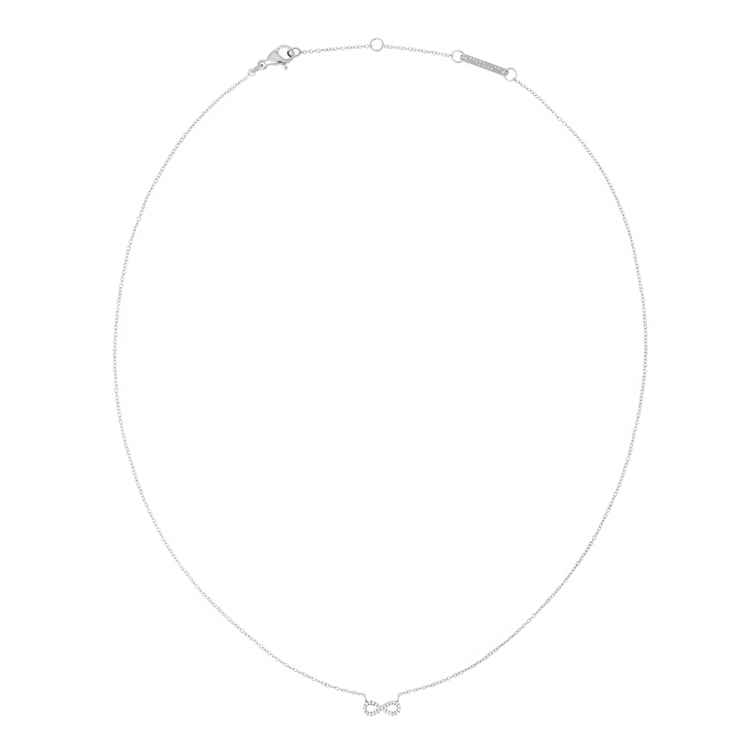 Mirelle Infinity Necklace Silver