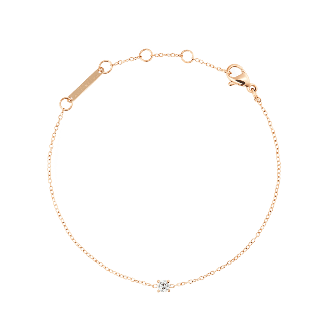 Daniel Wellington Mirelle Solitaire Bracelet Rose Gold | The Jewellery Boutique