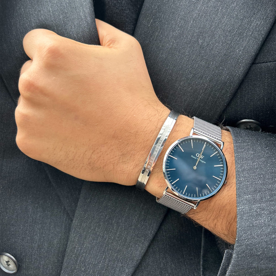 Daniel Wellington Classic 40 Sterling Silver Arctic Watch