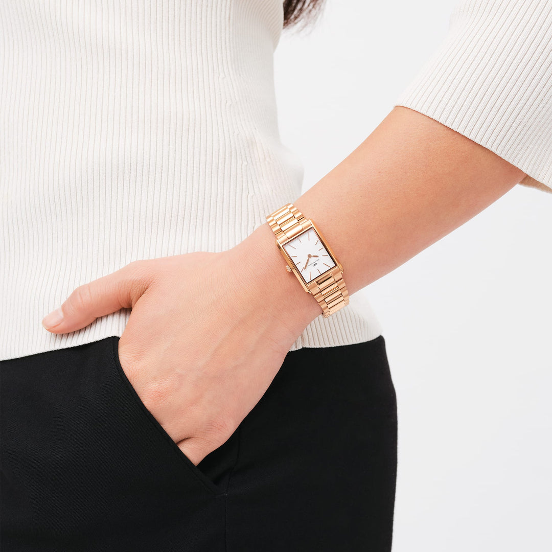 Bound 32x22 3-Link RG White Watch