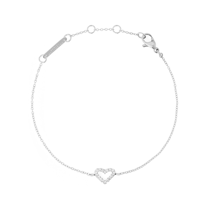 Mirelle Heart Bracelet Silver