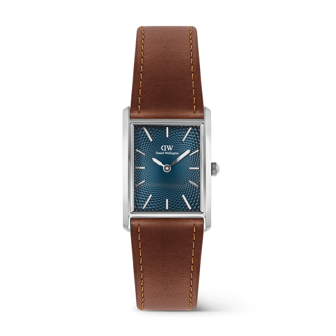 Daniel Wellington Bound Light Brown Arctic GuillochÃ© Silver | The Jewellery Boutique
