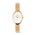 Daniel Wellington Juliette Braided Mesh White Sunray Rose Gold