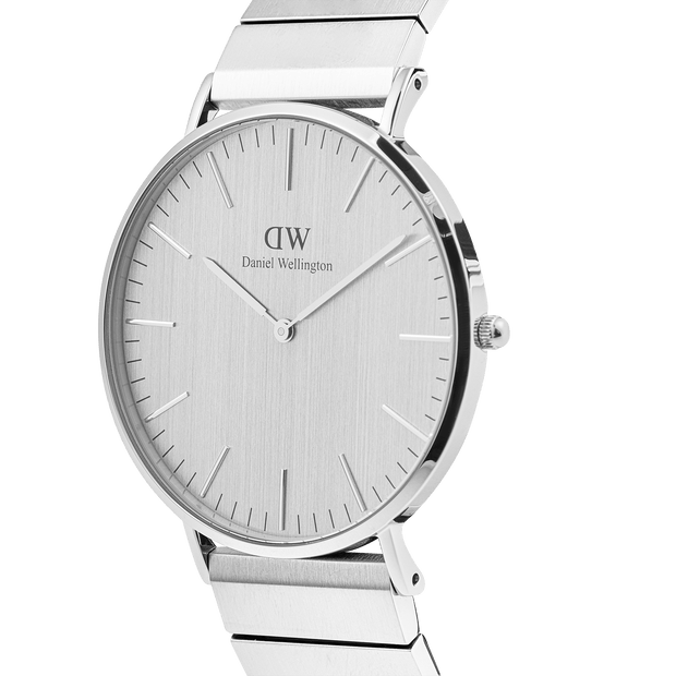 Daniel Wellington Classic Piano Link Silver Unitone Watch