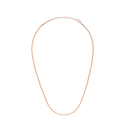 Daniel Wellington Elan Twisted Chain Necklace Long Rose Gold