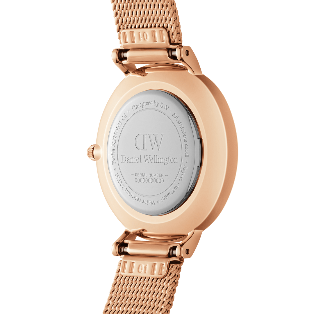 Daniel Wellington Petite Roman Numerals 28 Melrose RG White Watch