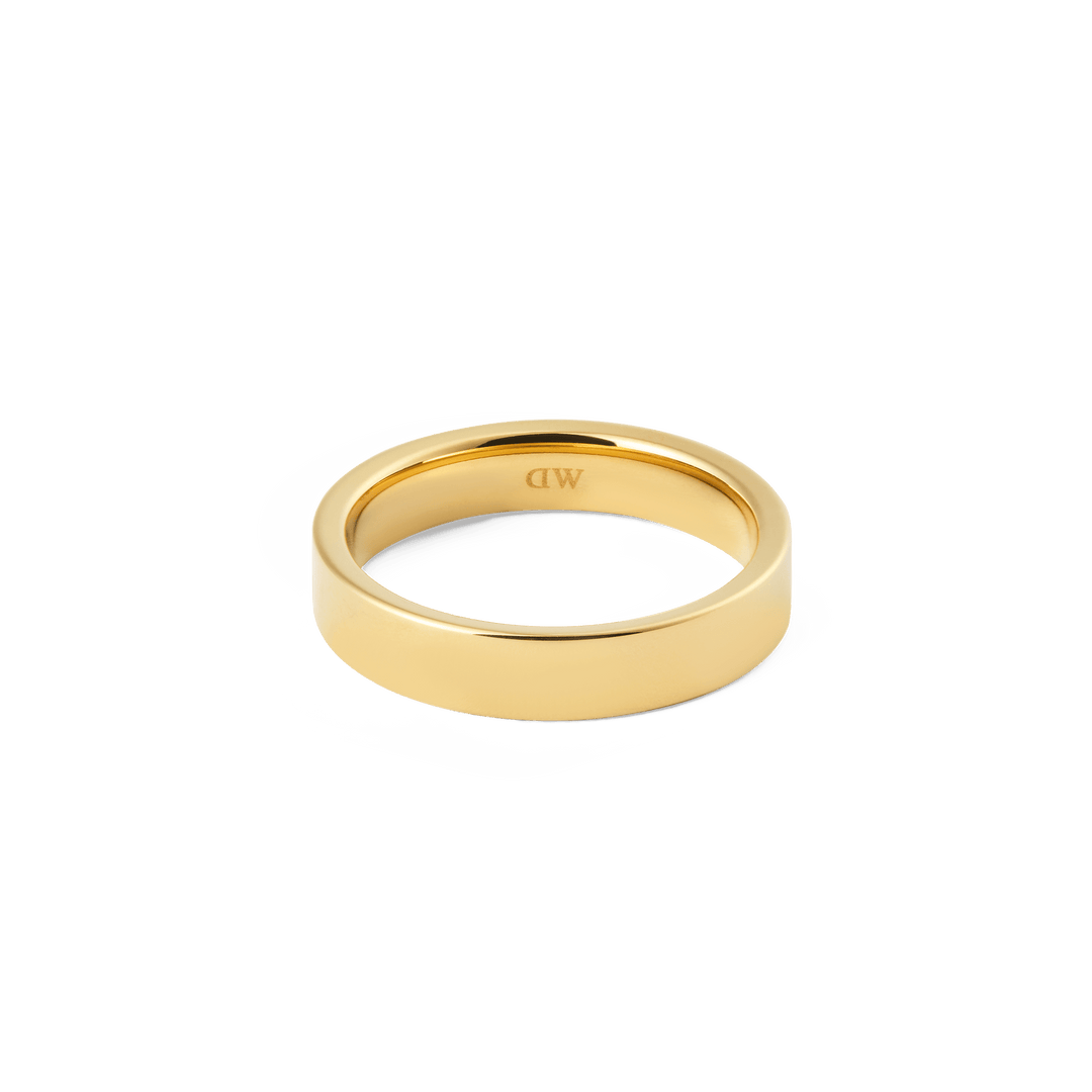Daniel Wellington Line Ring Polished Gold 4.5mm | The Jewellery Boutique