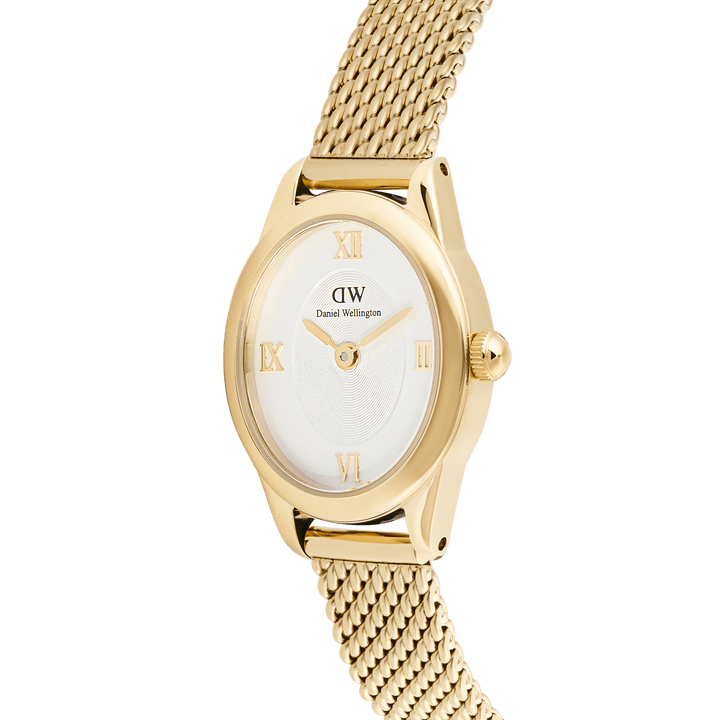 Daniel Wellington Ophelia Mini Mesh White Gold | The Jewellery Boutique