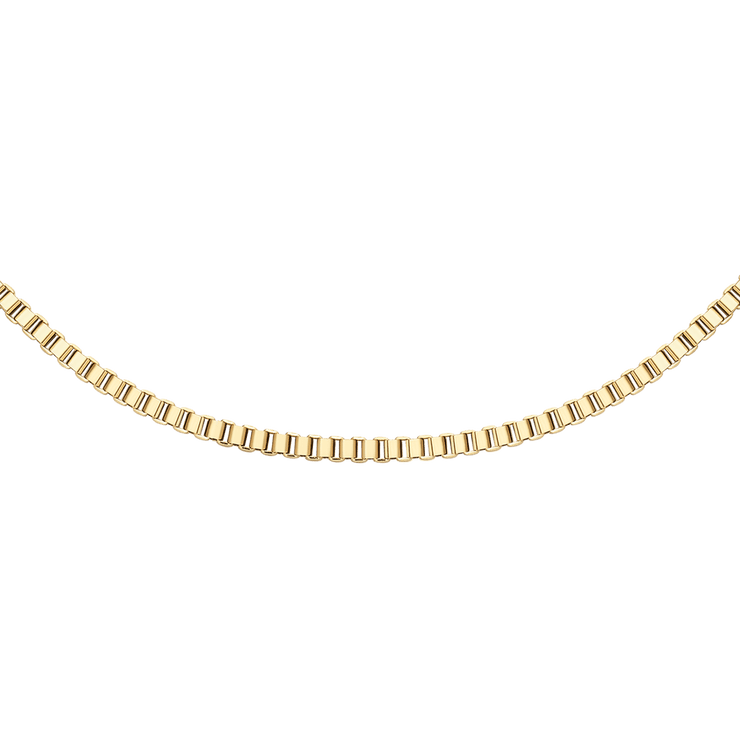 Daniel Wellington Elan Box Chain Necklace Long Gold