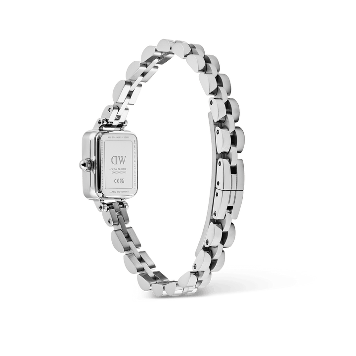 Daniel Wellington Quadro Mini Arch 3-link Arctic Sunray Silver
