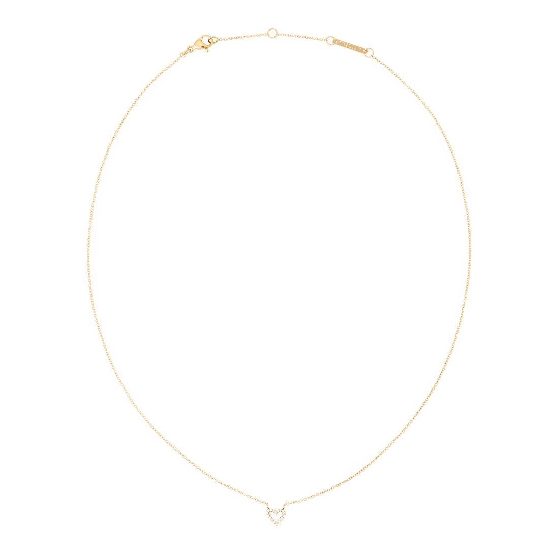 Mirelle Heart Necklace Gold