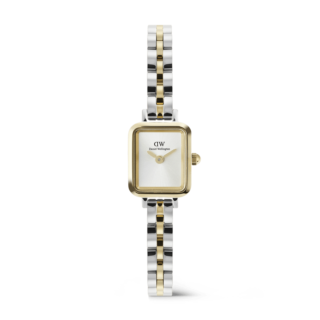 Daniel Wellington Quadro Mini Arch 3-Link Two Tone Gold | The Jewellery Boutique