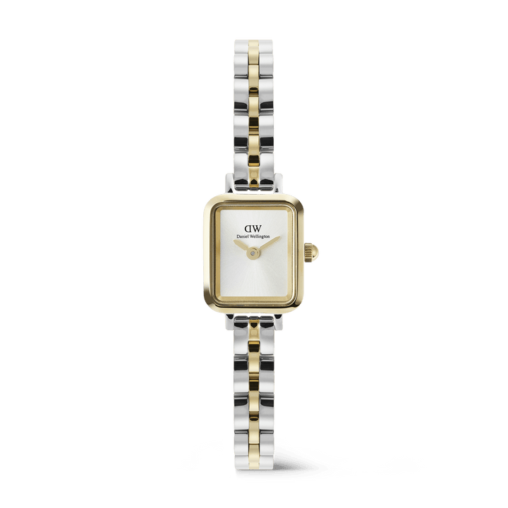 Daniel Wellington Quadro Mini Arch 3-Link Two Tone Gold | The Jewellery Boutique