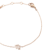 Daniel Wellington Crystal Zodiac Chain Bracelet Rose Gold