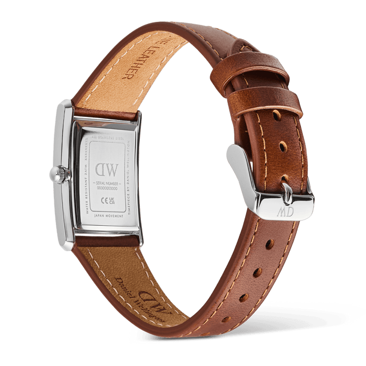 Daniel Wellington Bound Light Brown Arctic GuillochÃ© Silver | The Jewellery Boutique
