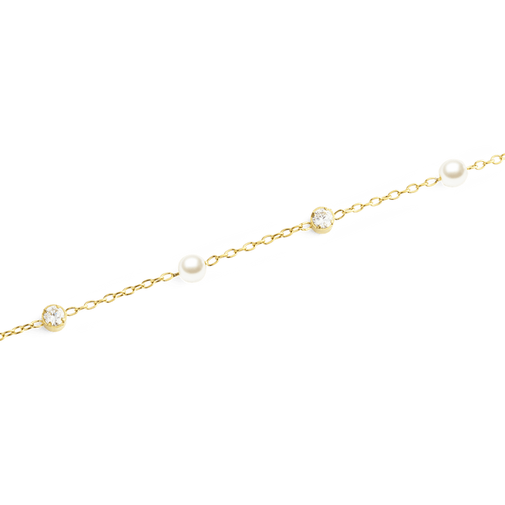 Daniel Wellington Pearl Bracelet Gold | The Jewellery Boutique