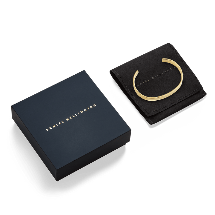 Daniel Wellington Line Cuff Polished Gold | The Jewellery Boutique