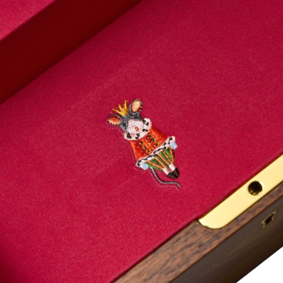 Ballet Musical Jewellery Box - Nutcracker Walnut Wood