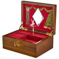 Ballet Musical Jewellery Box - Nutcracker Walnut Wood