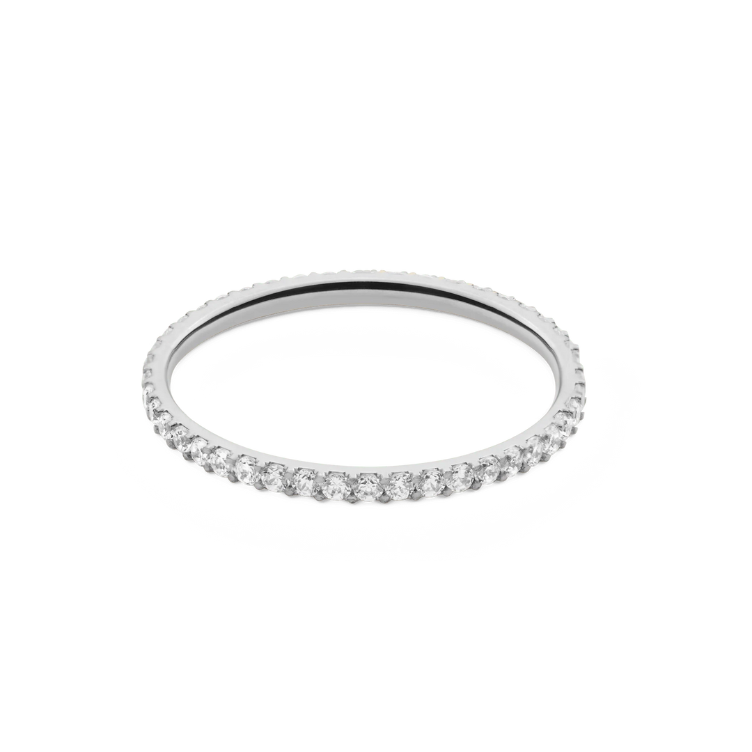 Daniel Wellington Mirelle Eternity Ring Silver 1.4 mm