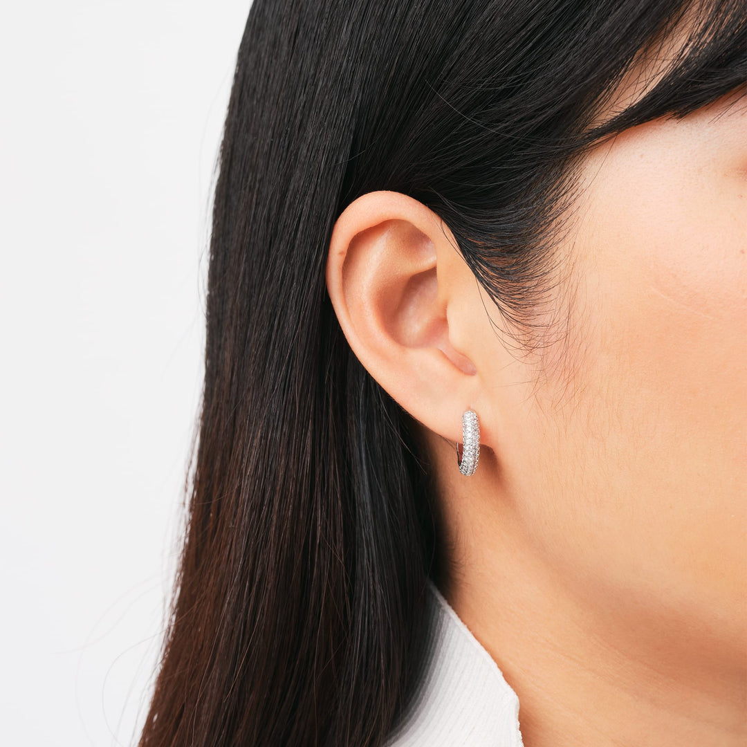 Pave Earrings S