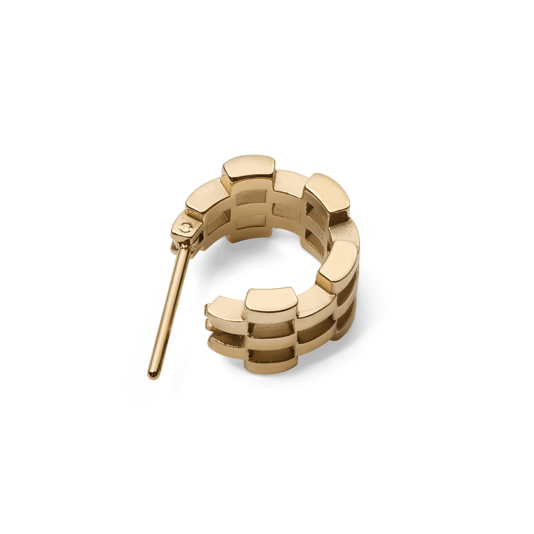 5-Link Earrings Gold