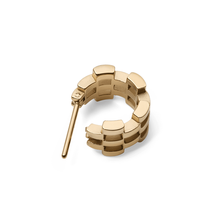 5-Link Earrings Gold