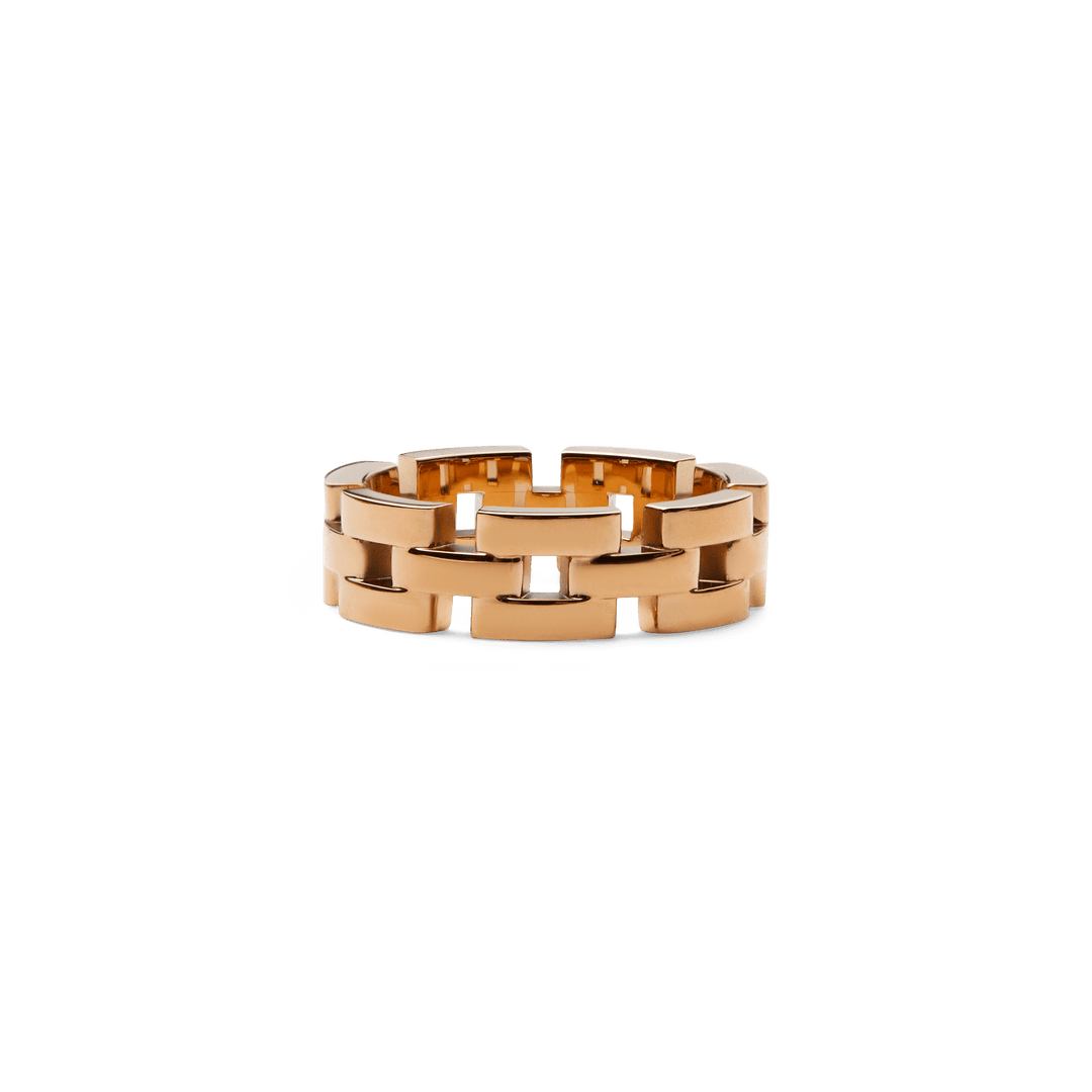 3-Link Ring Rose Gold