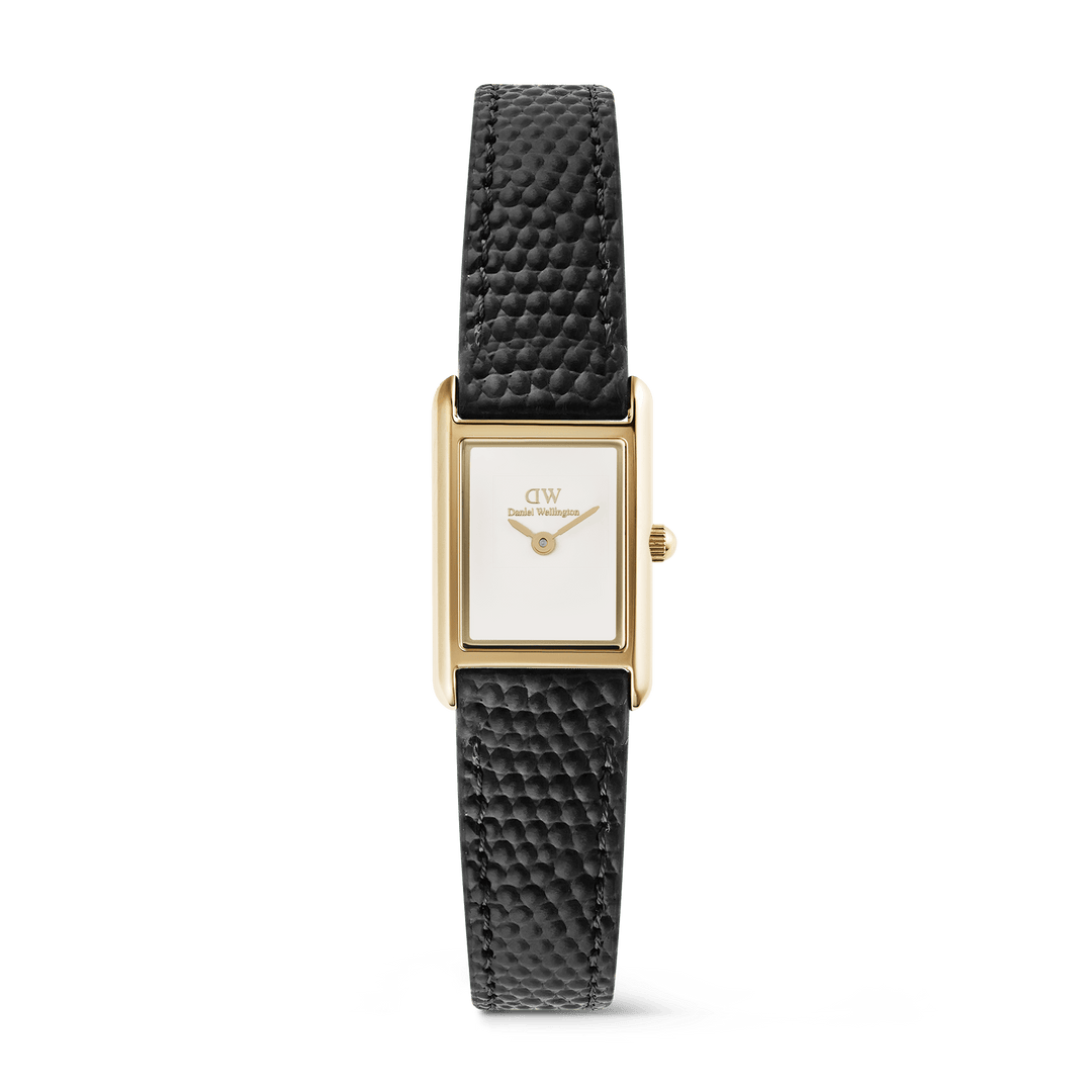 Daniel Wellington Bound Mini Black Lizard Gold | The Jewellery Boutique