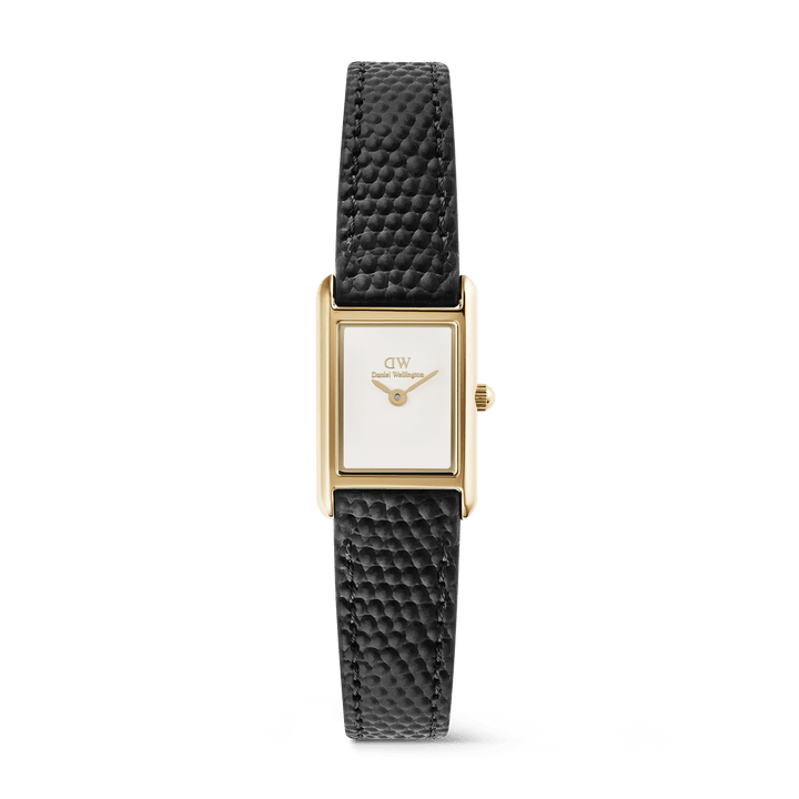 Daniel Wellington Bound Mini Black Lizard Gold | The Jewellery Boutique