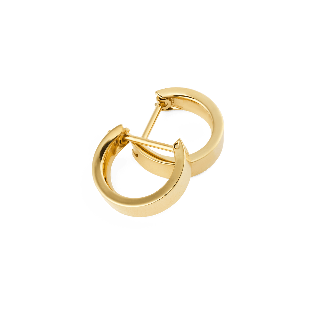 Daniel Wellington Line Earrings Polished Gold 3.5mm | The Jewellery Boutique